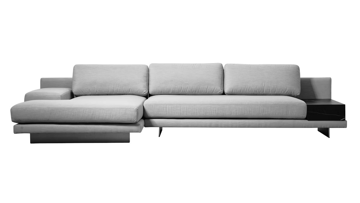 VAUCLUSE Outdoor Chaise Lounge With Insert (Lead Sunbrella Chaise) 1