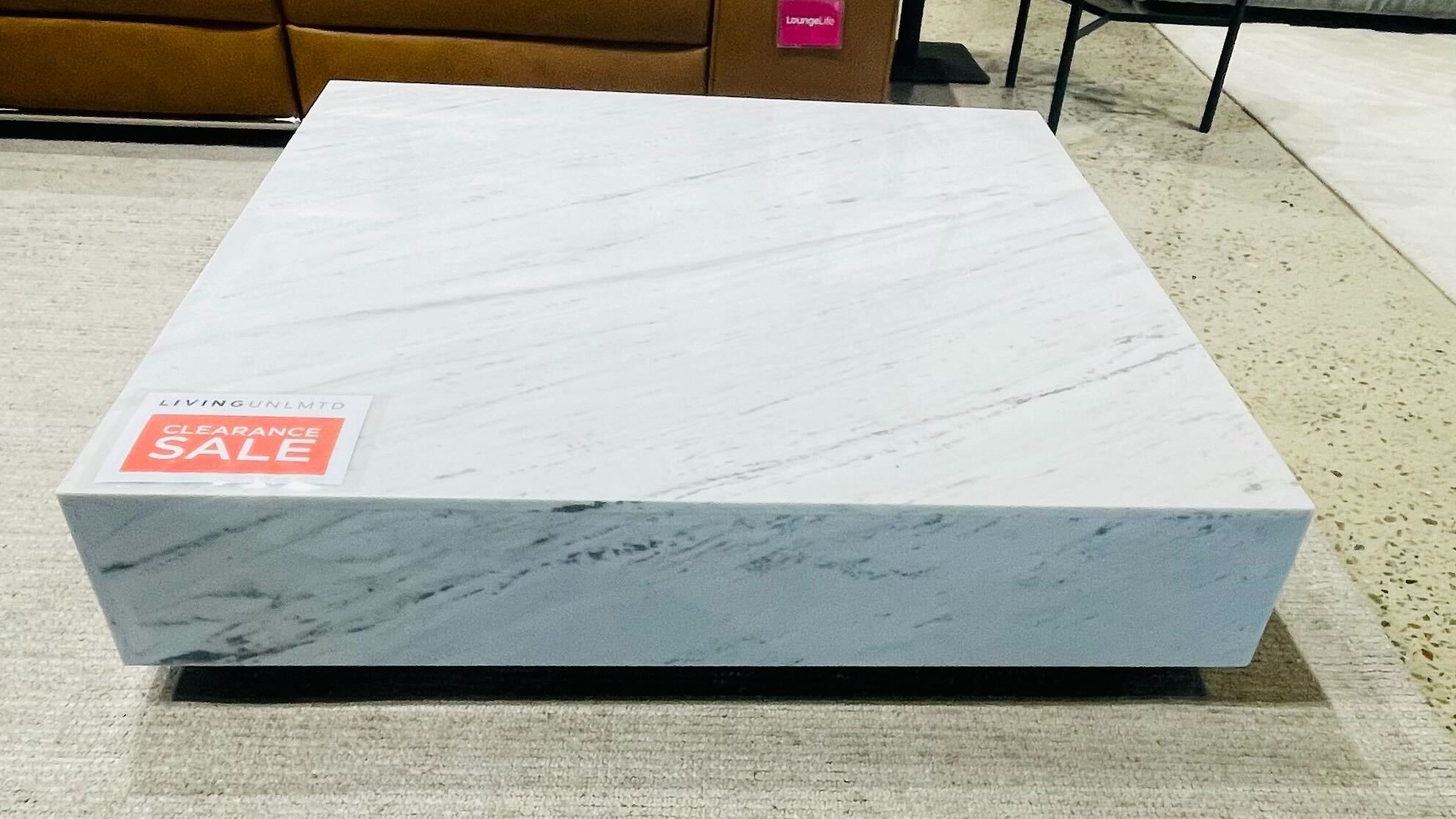 ARTISAN WHITE Carrara Marble Coffee Table 1