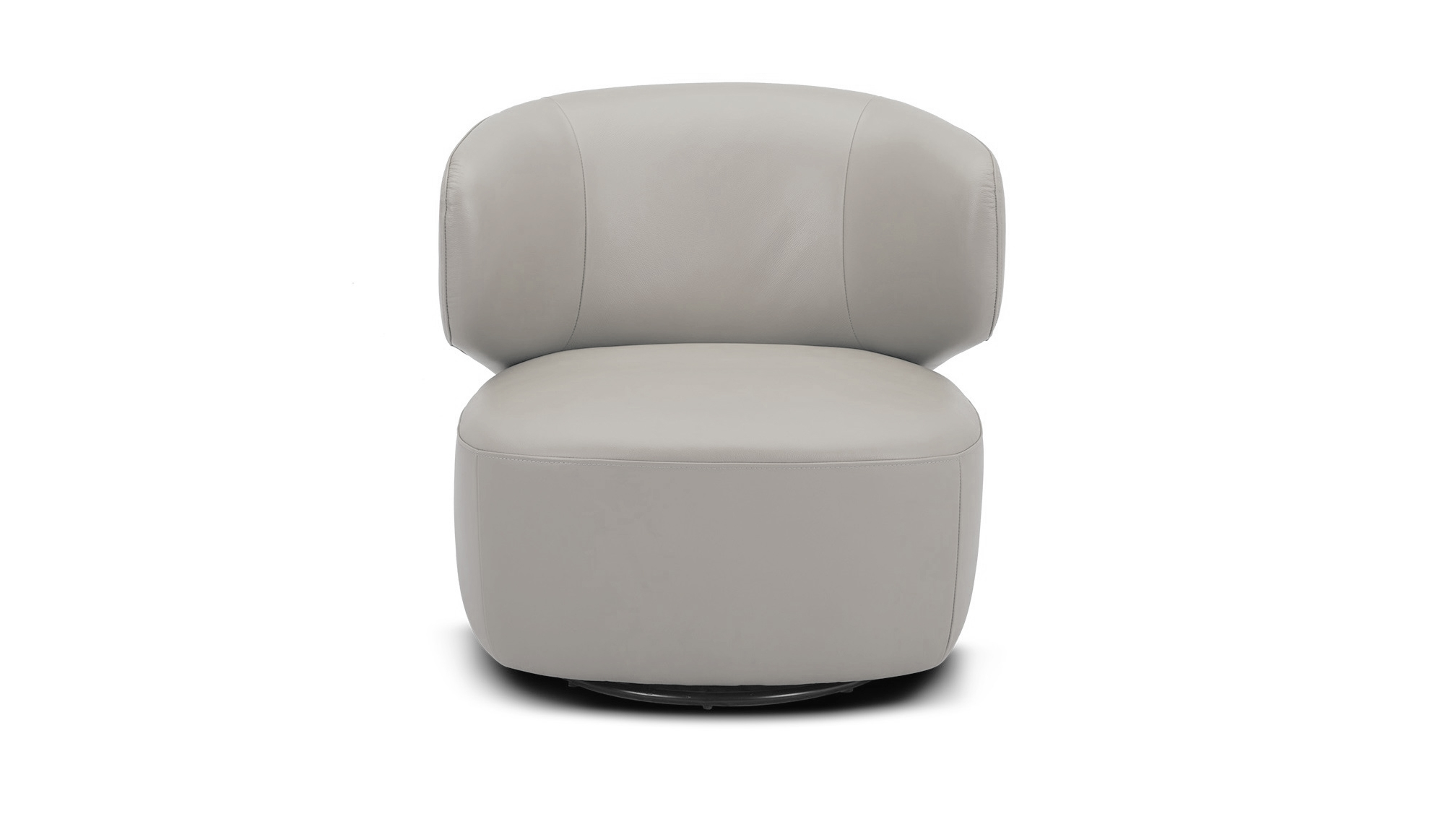 Chloe Leather Swivel Chair 3 Thumbnail