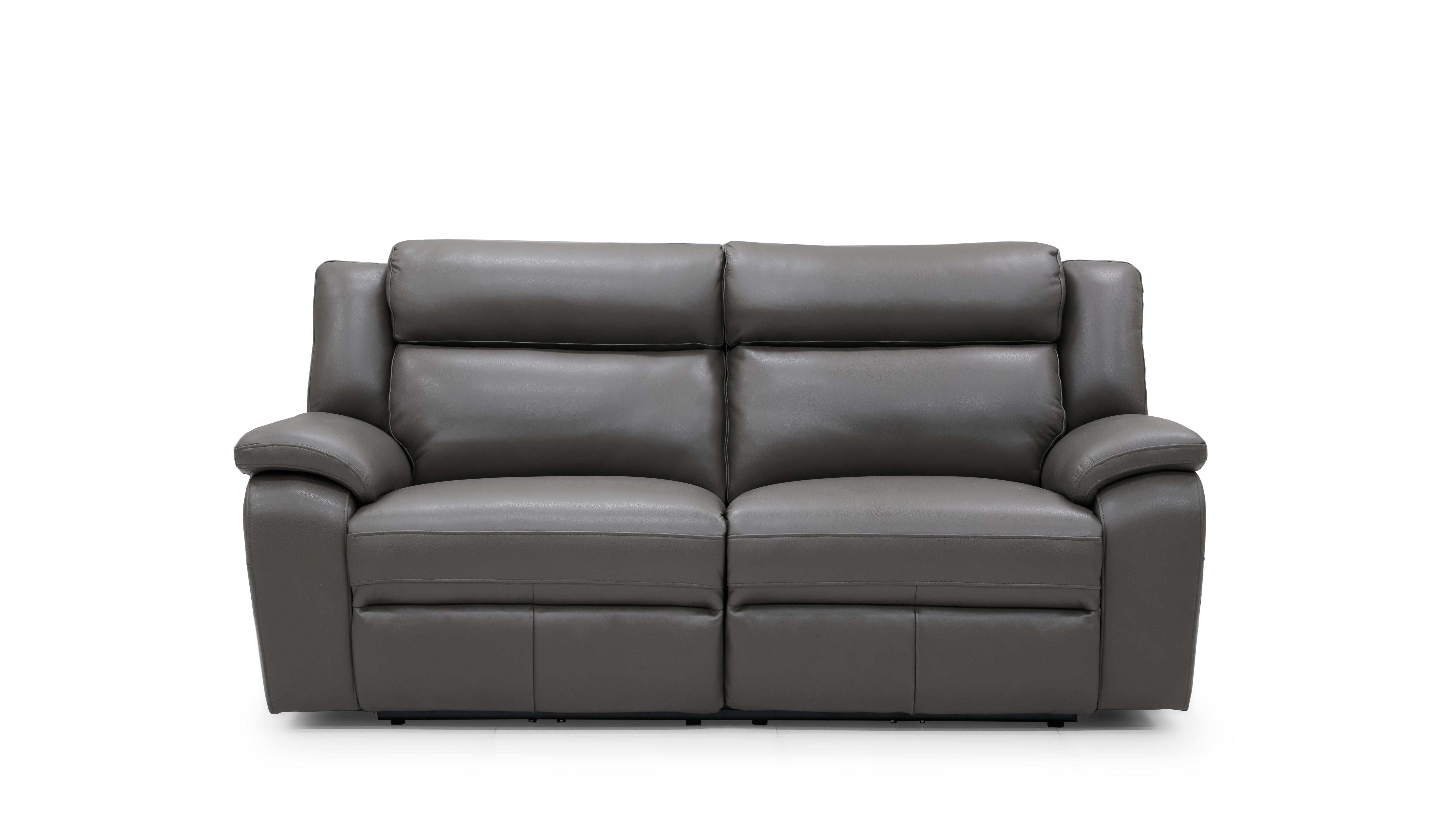 Carrick Leather 2.5 Seater Sofa Power Recliner, Power Headrest