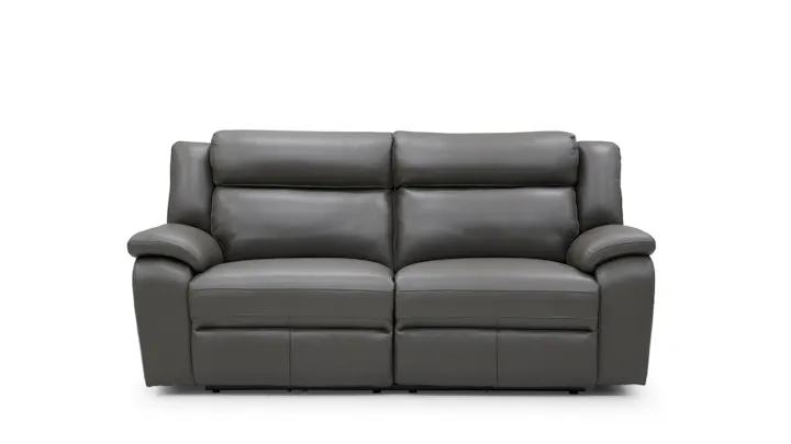 Carrick Leather 2.5 Seater Sofa Power Recliner, Power Headrest