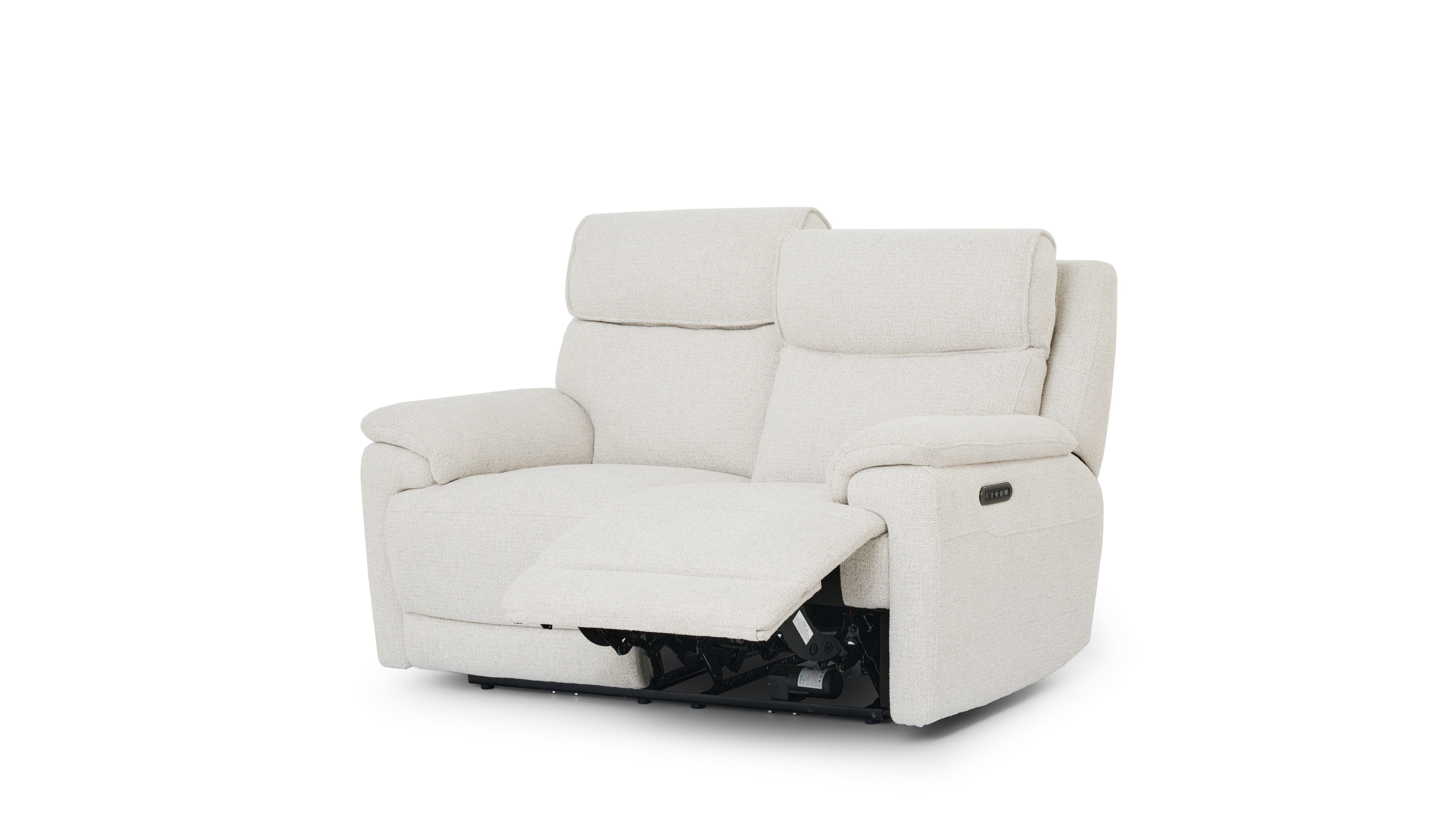 Abbotsford Fabric Two Seater Sofa Power Recliner, Power Headrest 8 Thumbnail