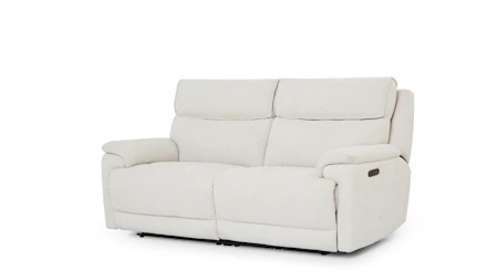 Abbotsford Fabric 2.5 Seater Sofa Power Recliner, Power Headrest
