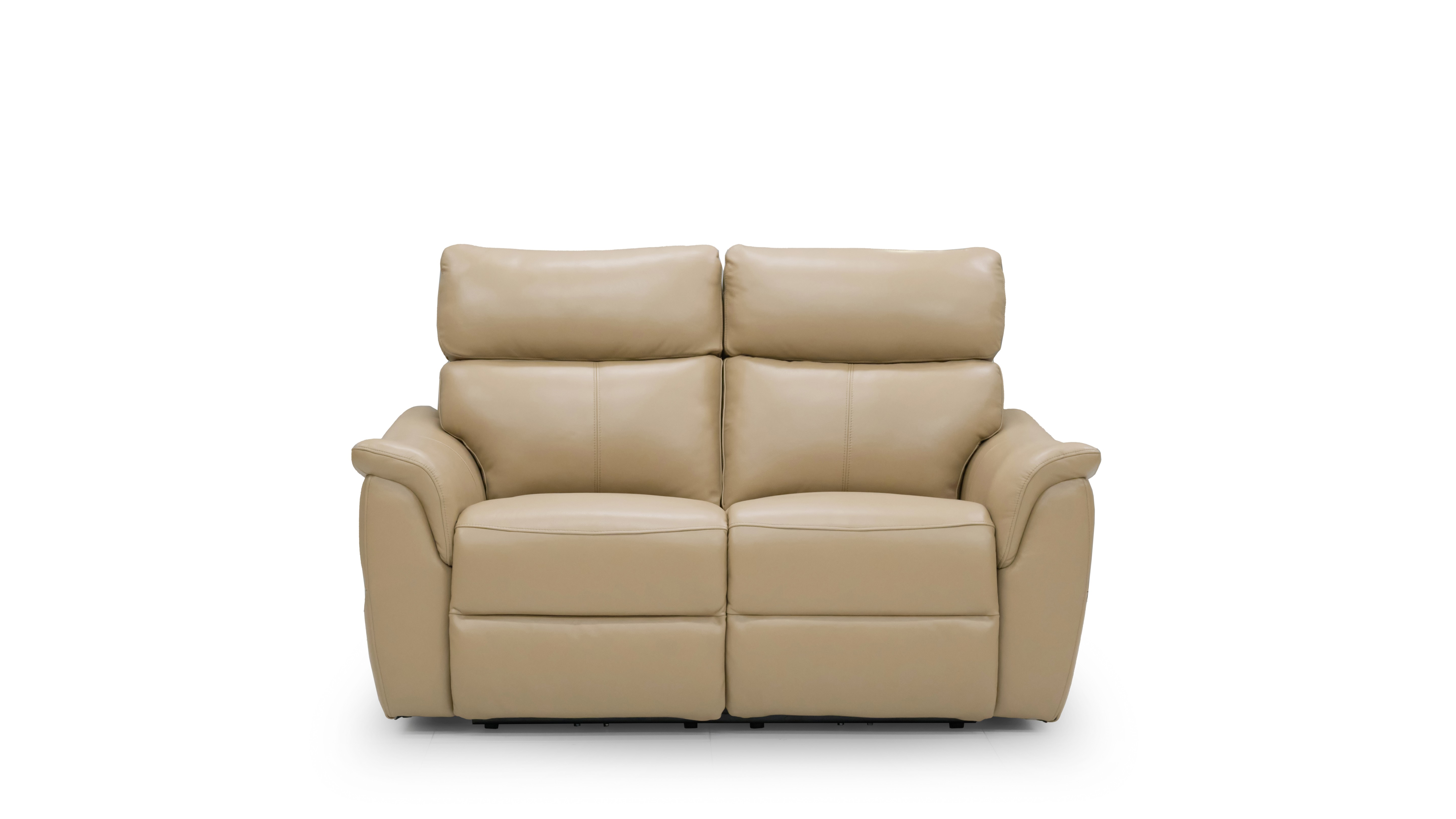 Edmond Leather Two Seater Sofa Power Recliner