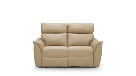 Edmond Leather Two Seater Sofa Power Recliner
