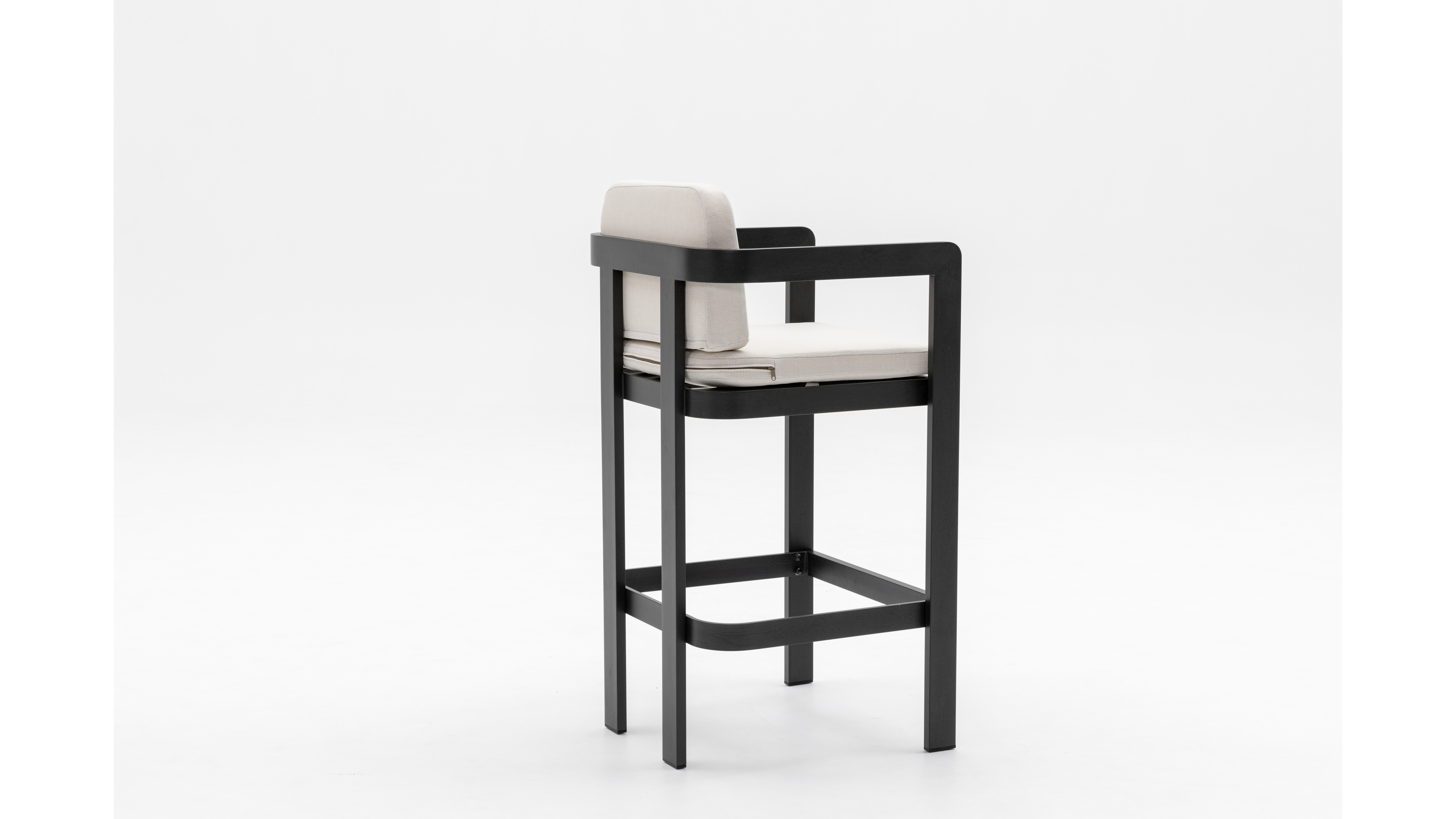 Balmain Ebony Outdoor Bar Chair Set Of Two 5 Thumbnail