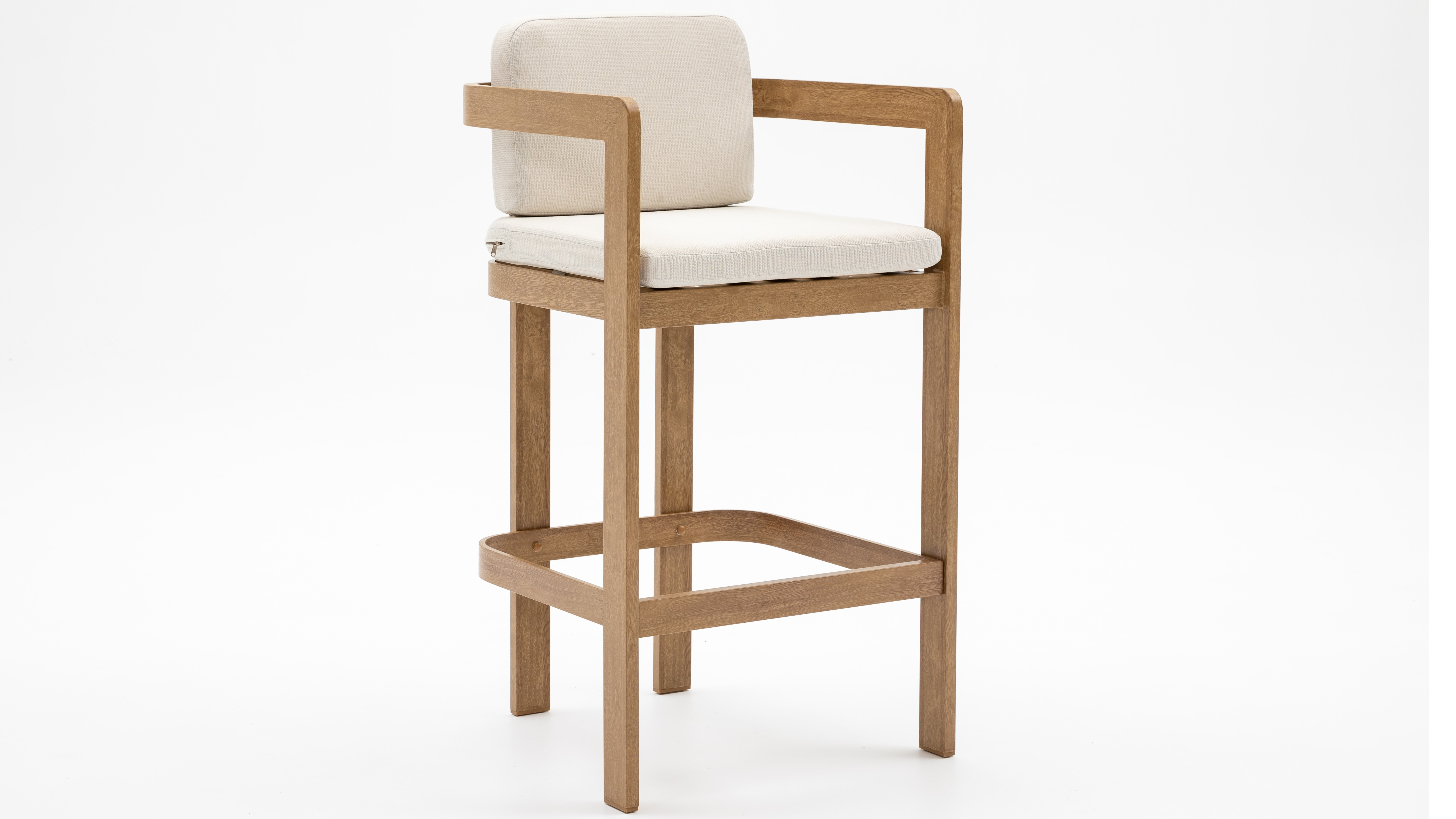 Balmain Oak Outdoor Bar Chair Set Of Two 4 Thumbnail