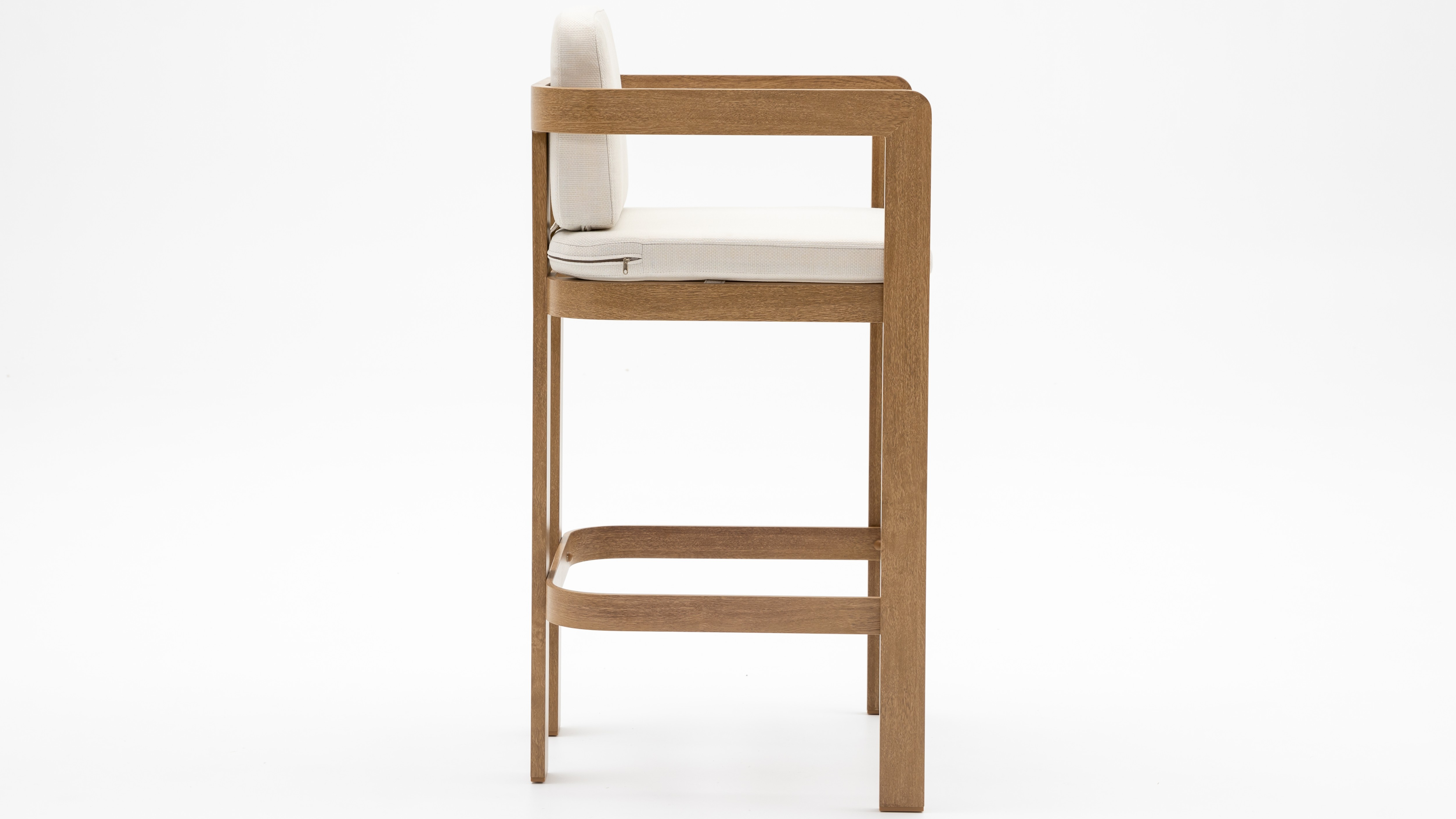 Balmain Oak Outdoor Bar Chair Set Of Two 4 Thumbnail