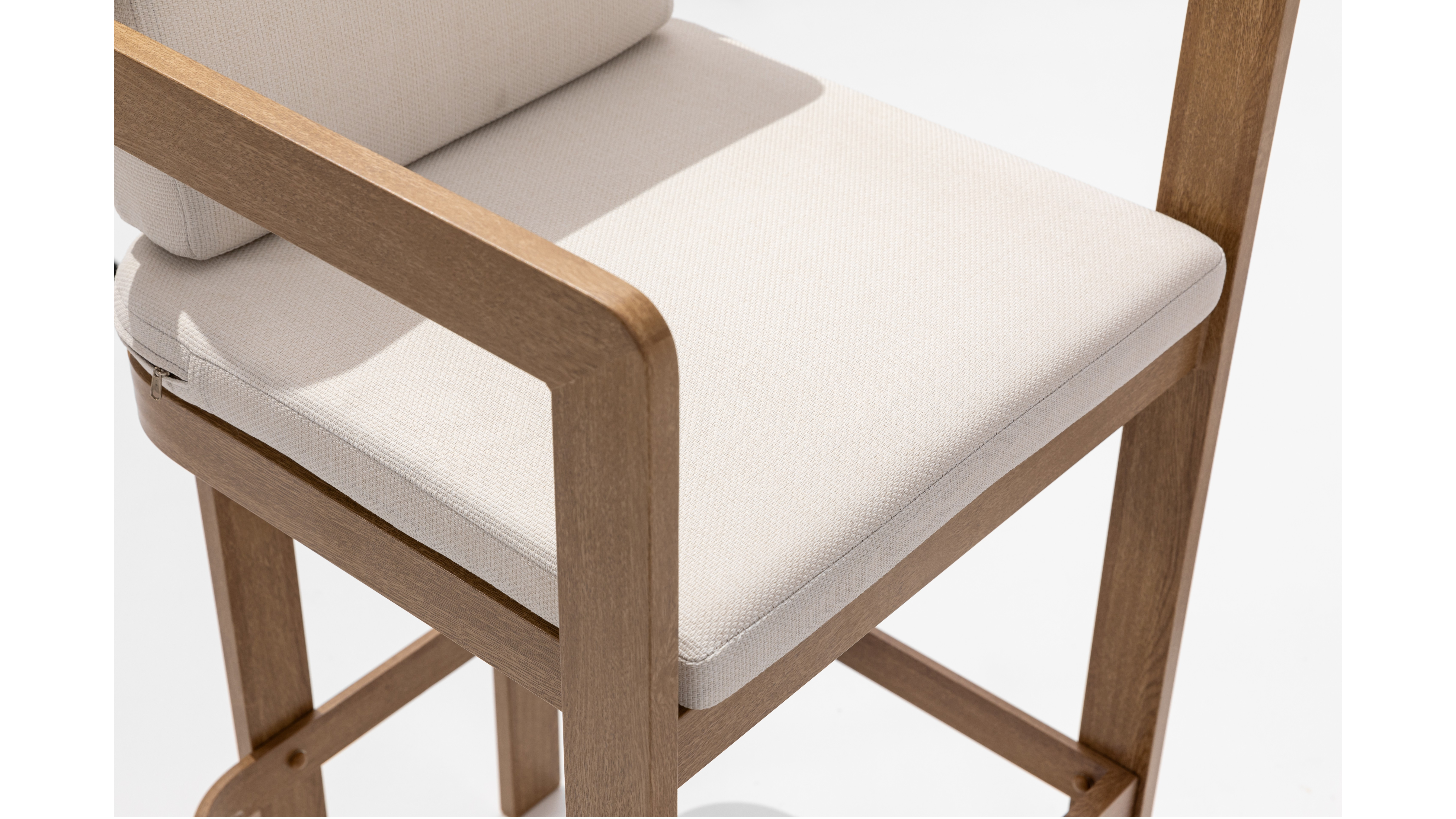 Balmain Oak Outdoor Bar Chair Set Of Two 4 Thumbnail