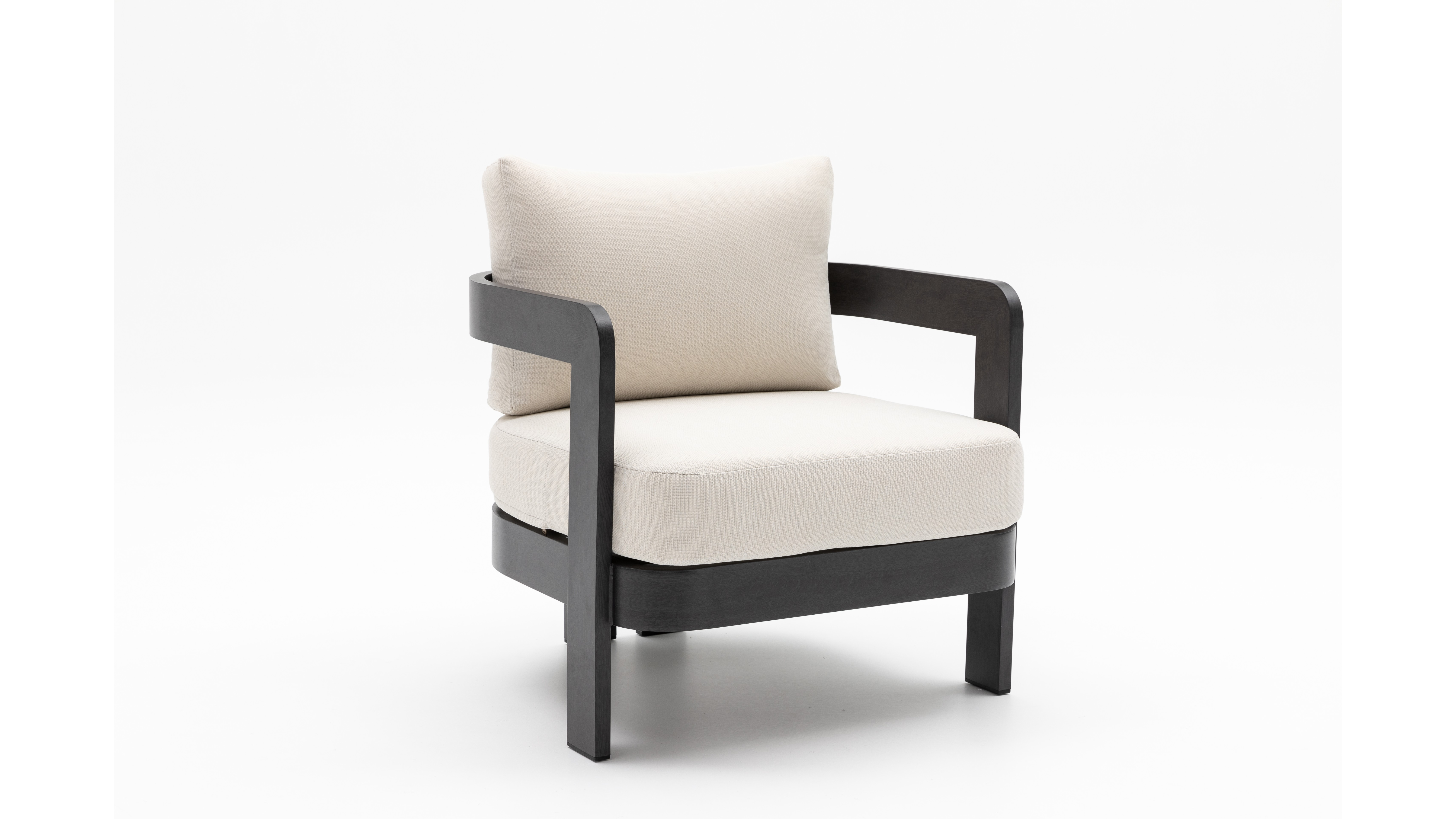 Balmain Ebony Outdoor Lounge Set 3+1+1 With Coffee Table 9 Thumbnail