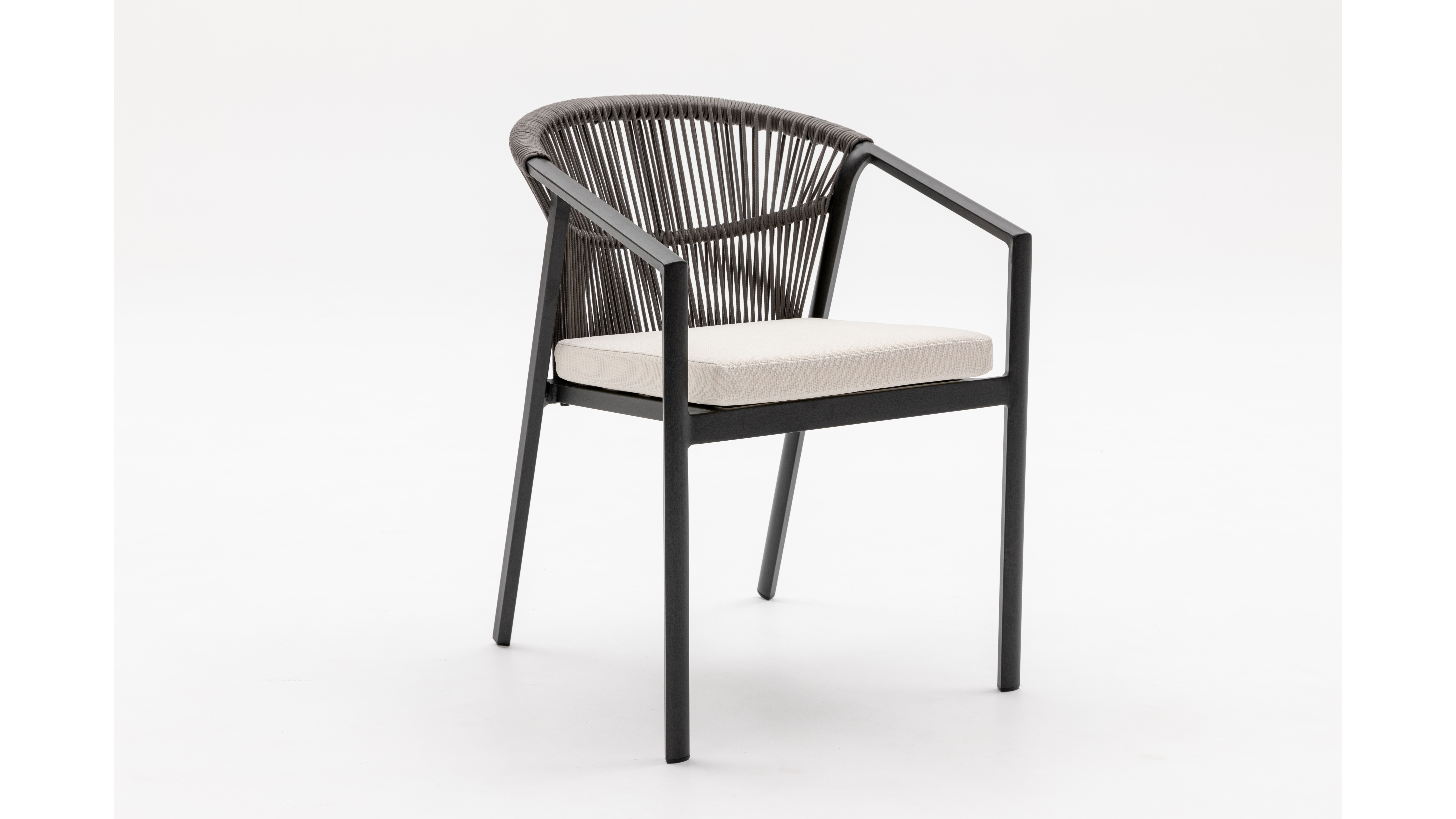 Kiama Ebony Outdoor Rope Dining Chair Set Of 2 7 Thumbnail