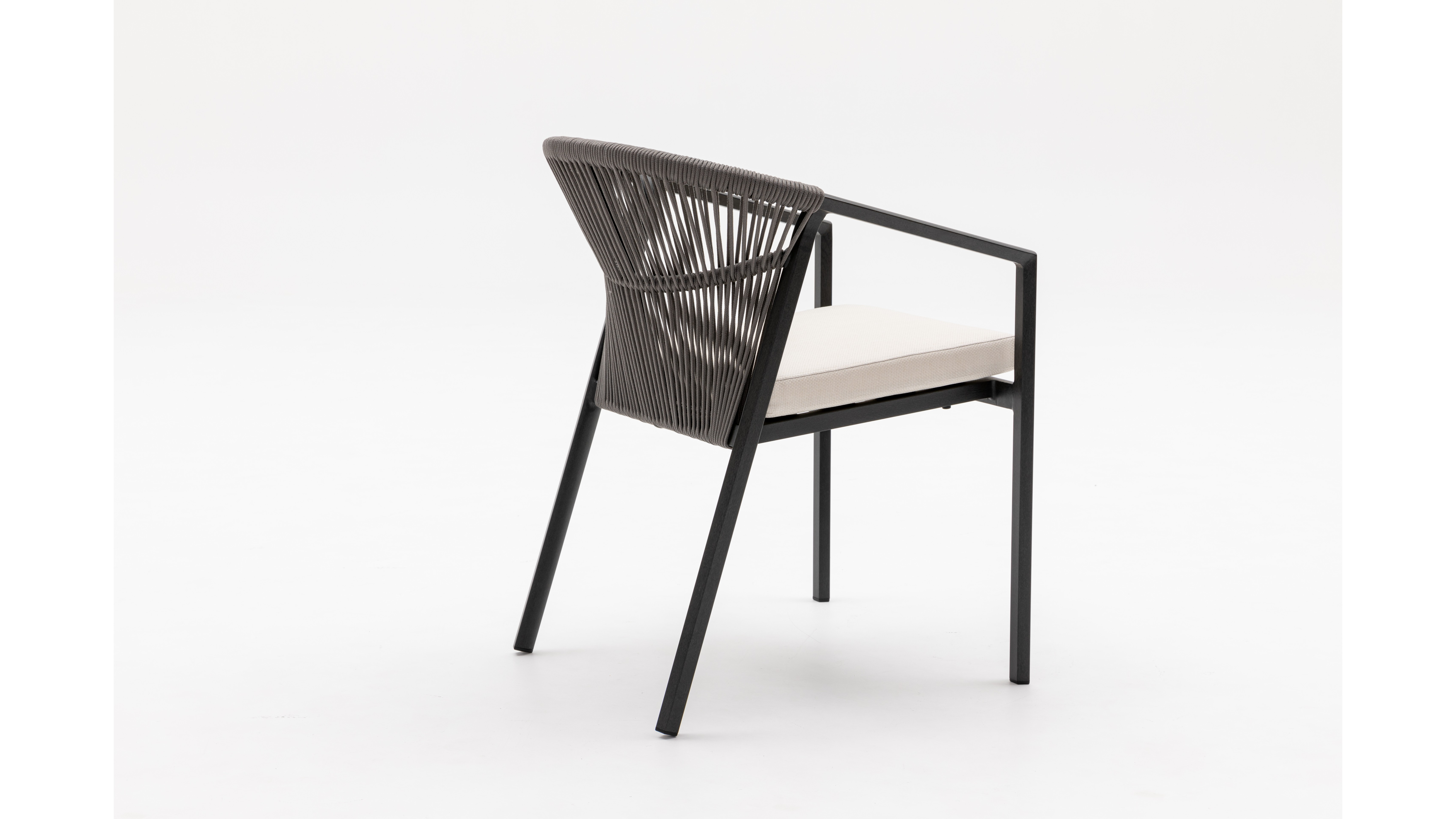 Kiama Ebony Outdoor Rope Dining Chair Set Of 2 7 Thumbnail