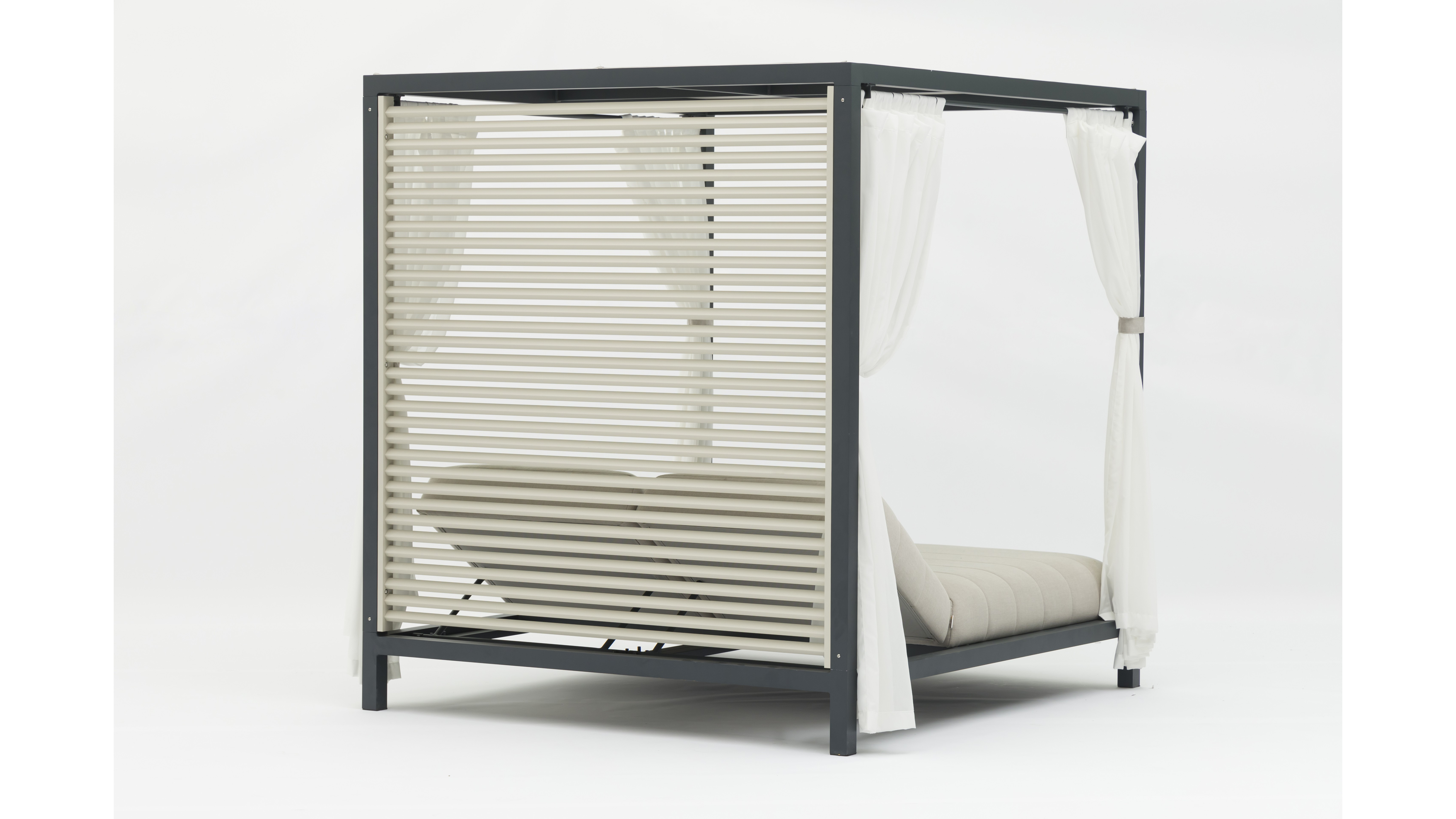 Bora Bora Cinza Outdoor Double Sunbed Gazebo 26 Thumbnail