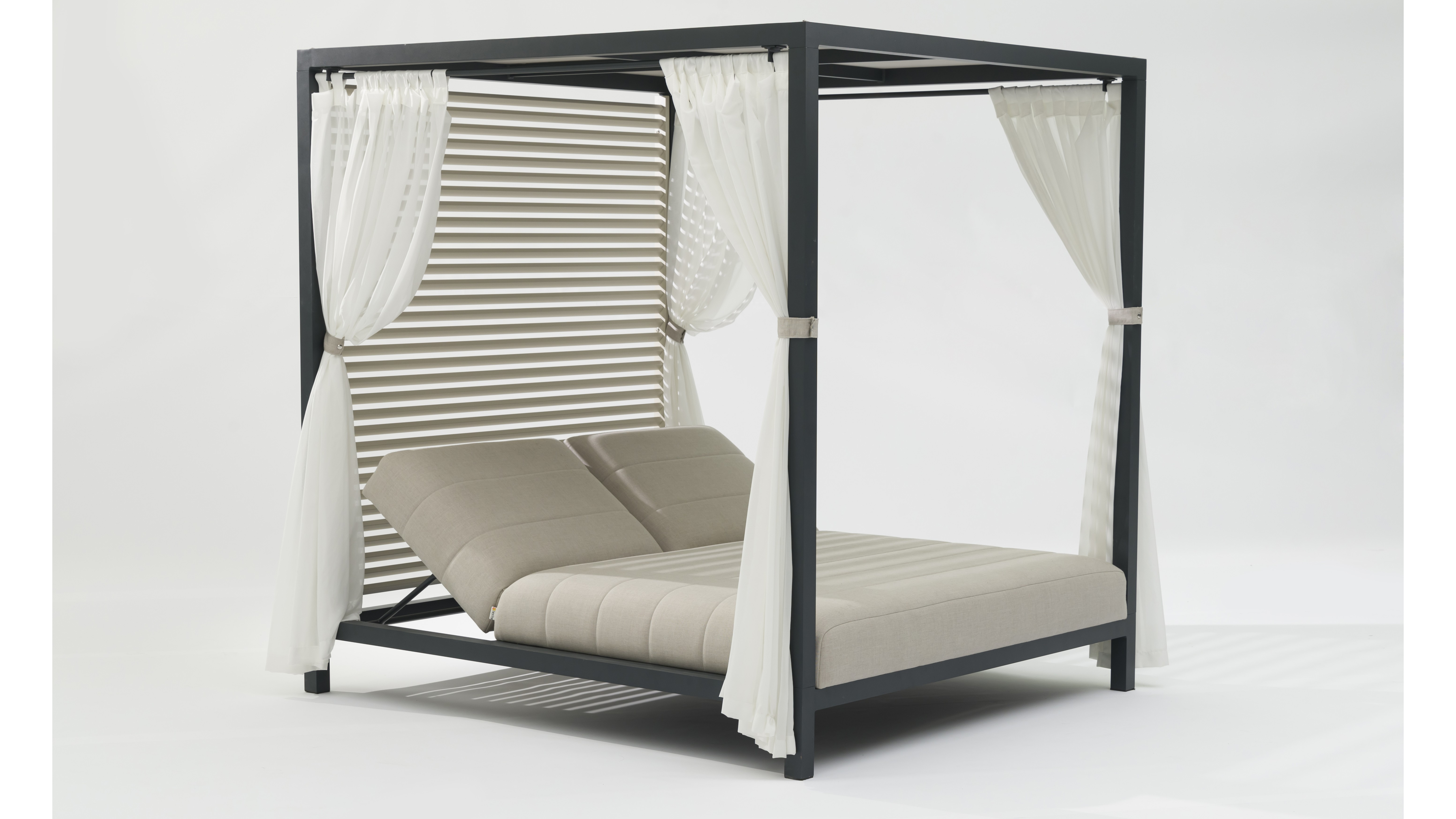 Bora Bora Cinza Outdoor Double Sunbed Gazebo 26 Thumbnail