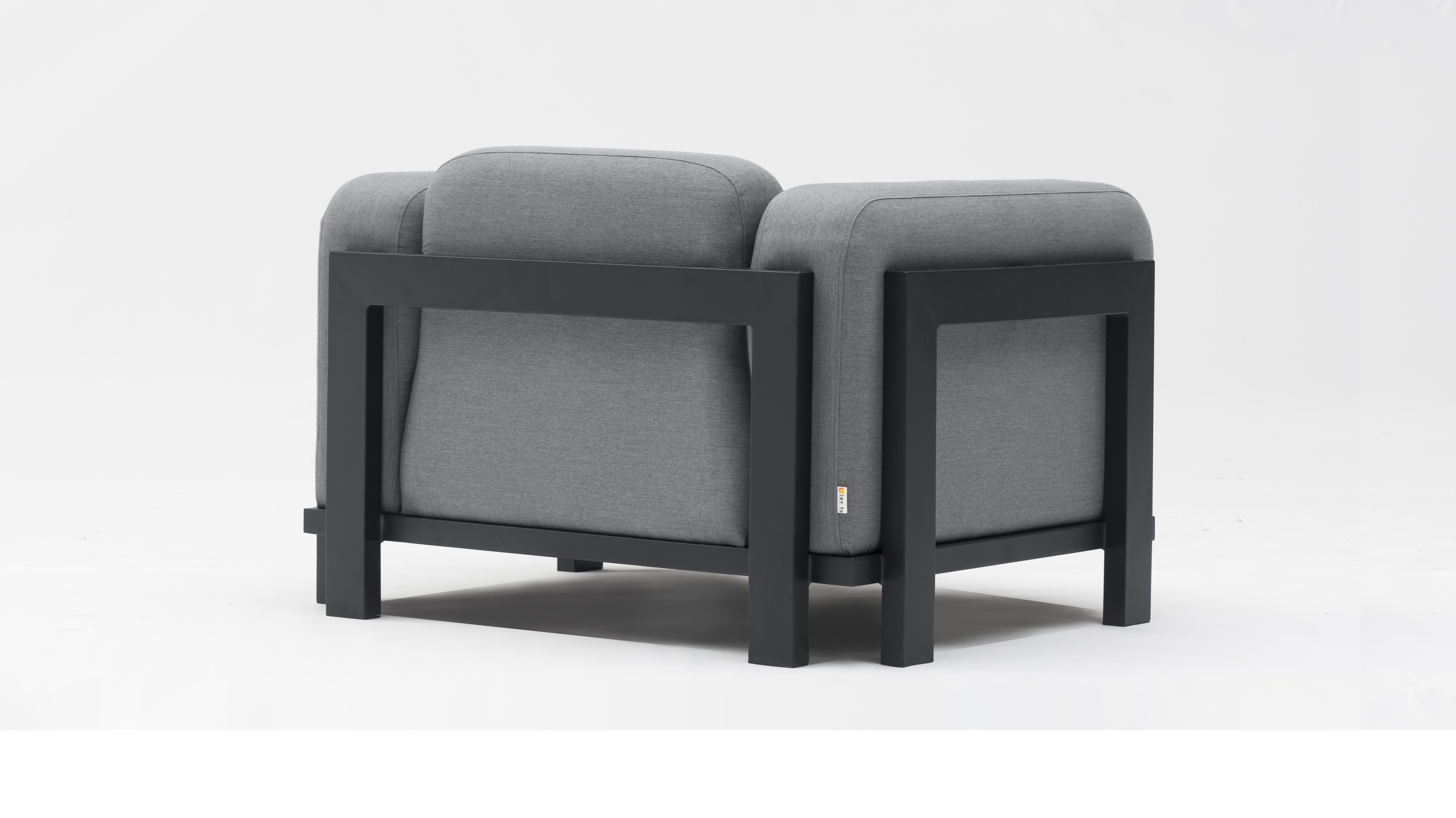 Noosaville Black Outdoor Fabric Armchair 7 Thumbnail