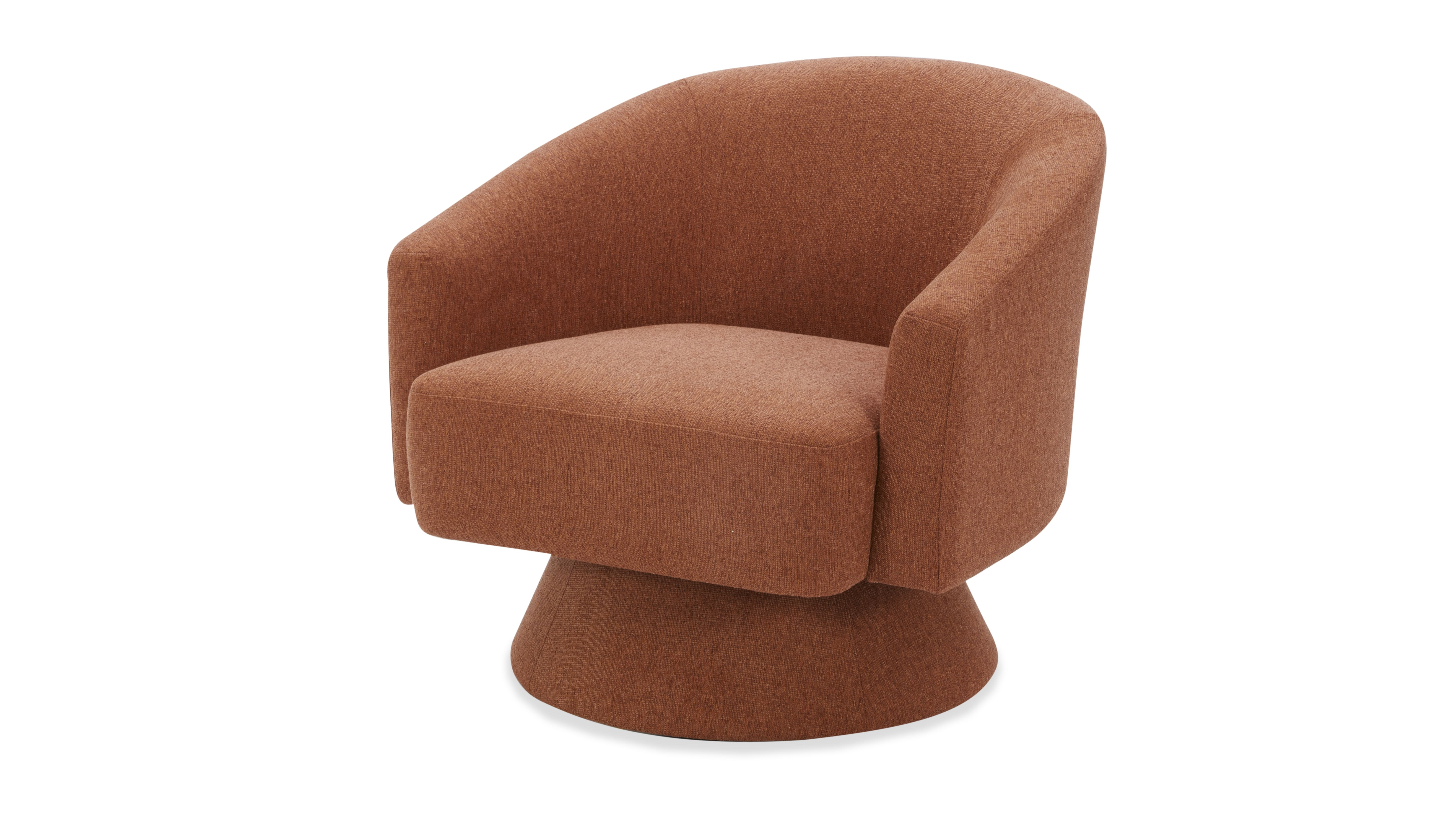 Muse Fabric Swivel Chair 5 Thumbnail