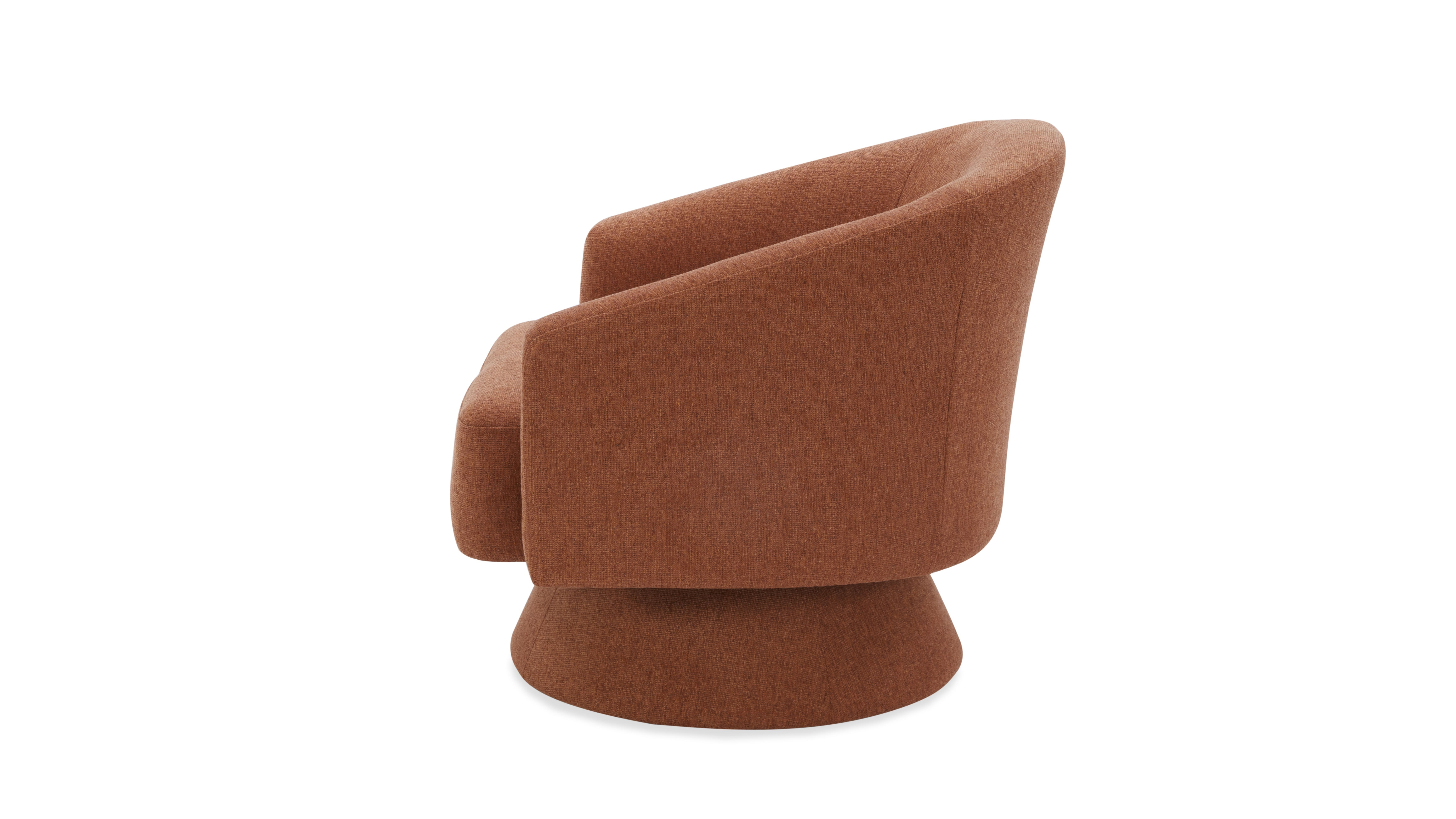 Muse Fabric Swivel Chair 5 Thumbnail