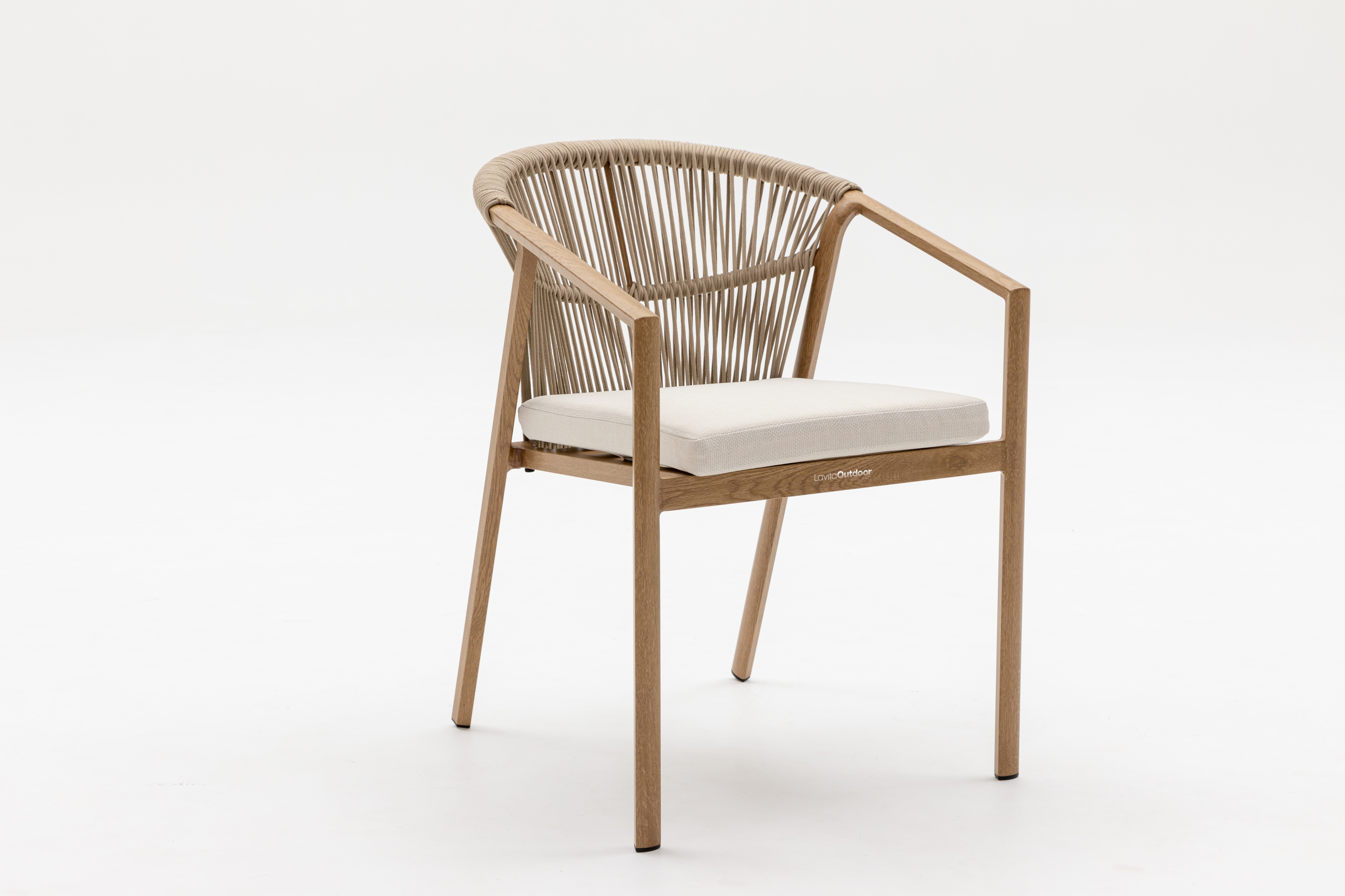 Kiama Oak Outdoor Rope Dining Chair Set Of 2 6 Thumbnail