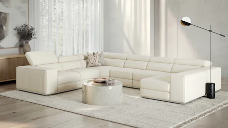 Lorenzo Leather Modular Lounge Option A