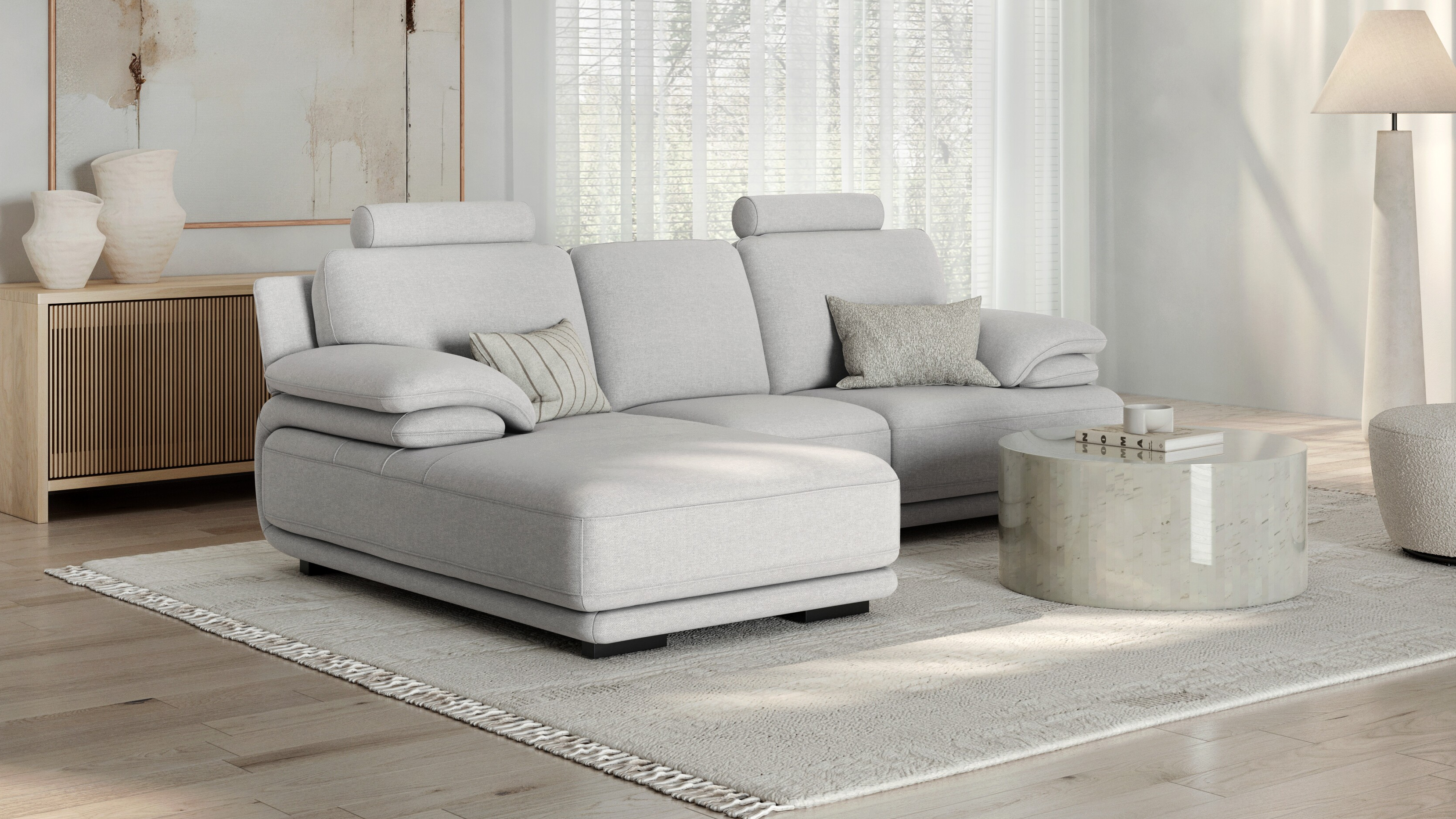 Juliet Fabric Chaise Lounge Option A