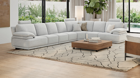 Juliet Fabric Corner Lounge Option C