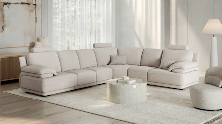 Juliet Fabric Corner Lounge Option B