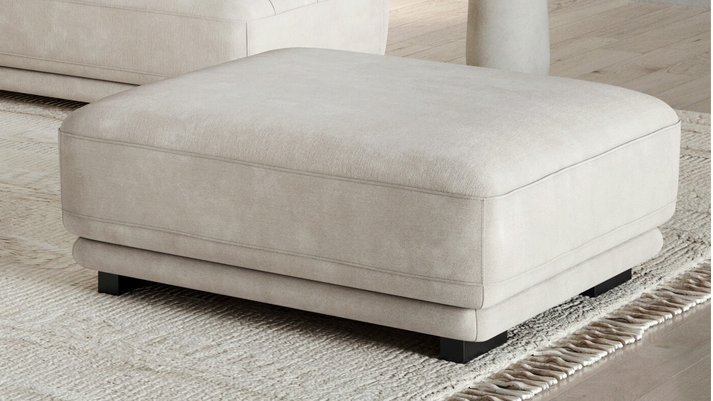 Juliet Fabric Ottoman 100x100x45 2 Thumbnail