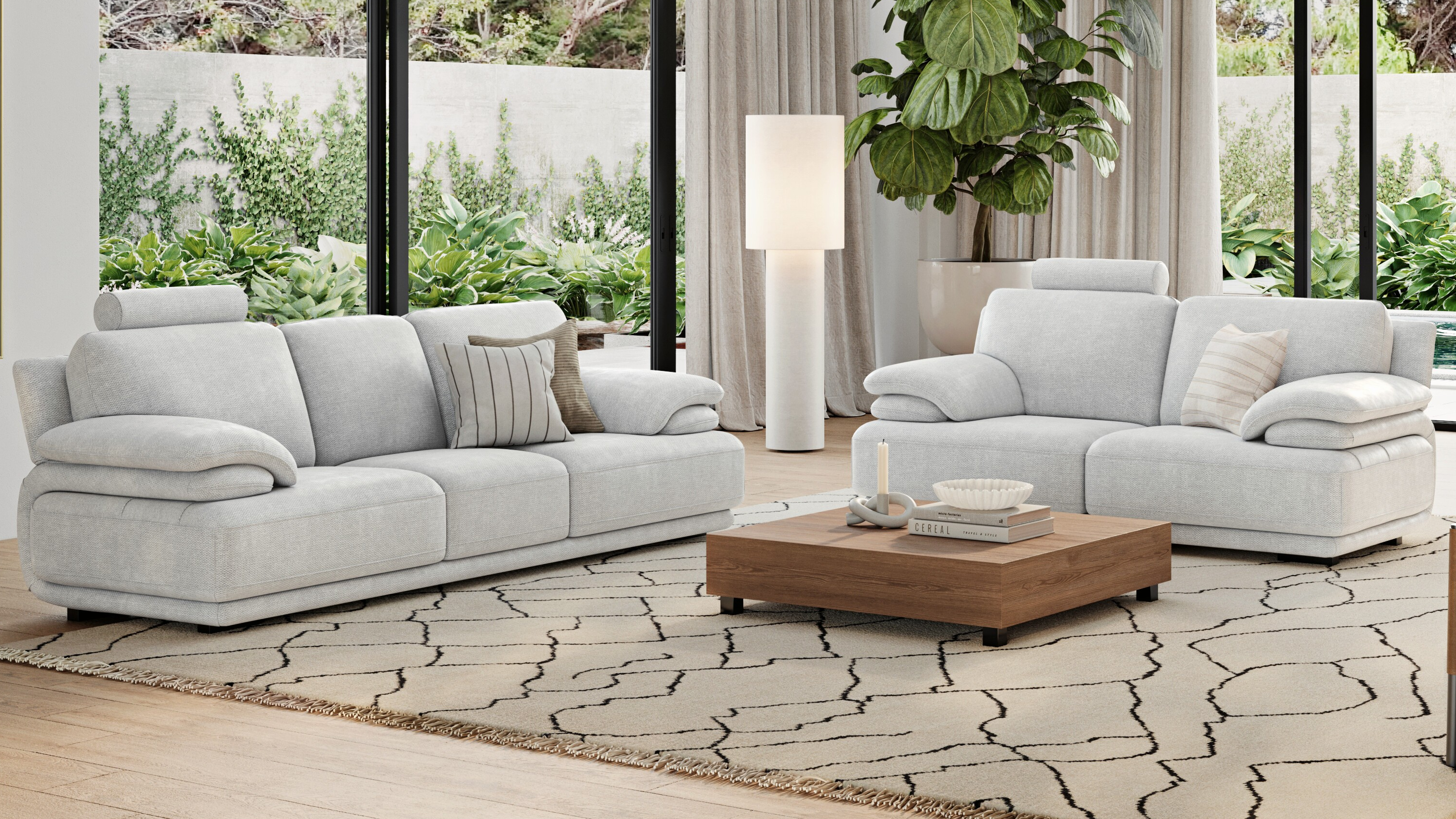 Juliet Fabric Sofa Suite 3 + 2 6 Thumbnail