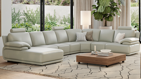 Juliet Leather Modular Lounge Option B