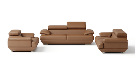 Lexington Leather Sofa Suite 3 + 2 + 1