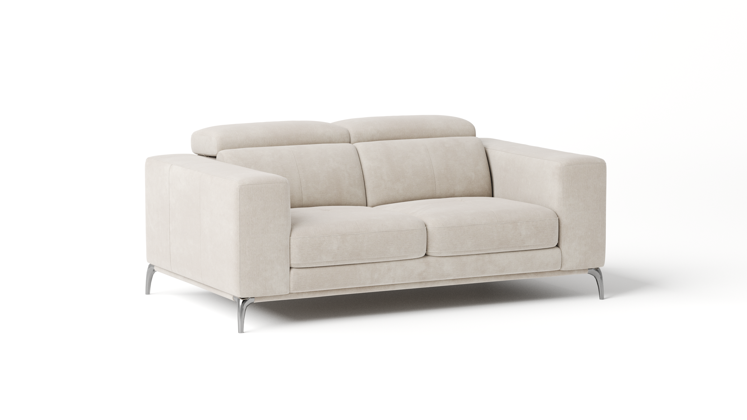 Club Fabric Two Seat Sofa
