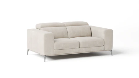 Club Fabric Two Seat Sofa
