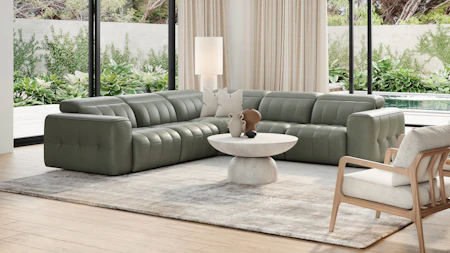 Avalon Leather Corner Lounge