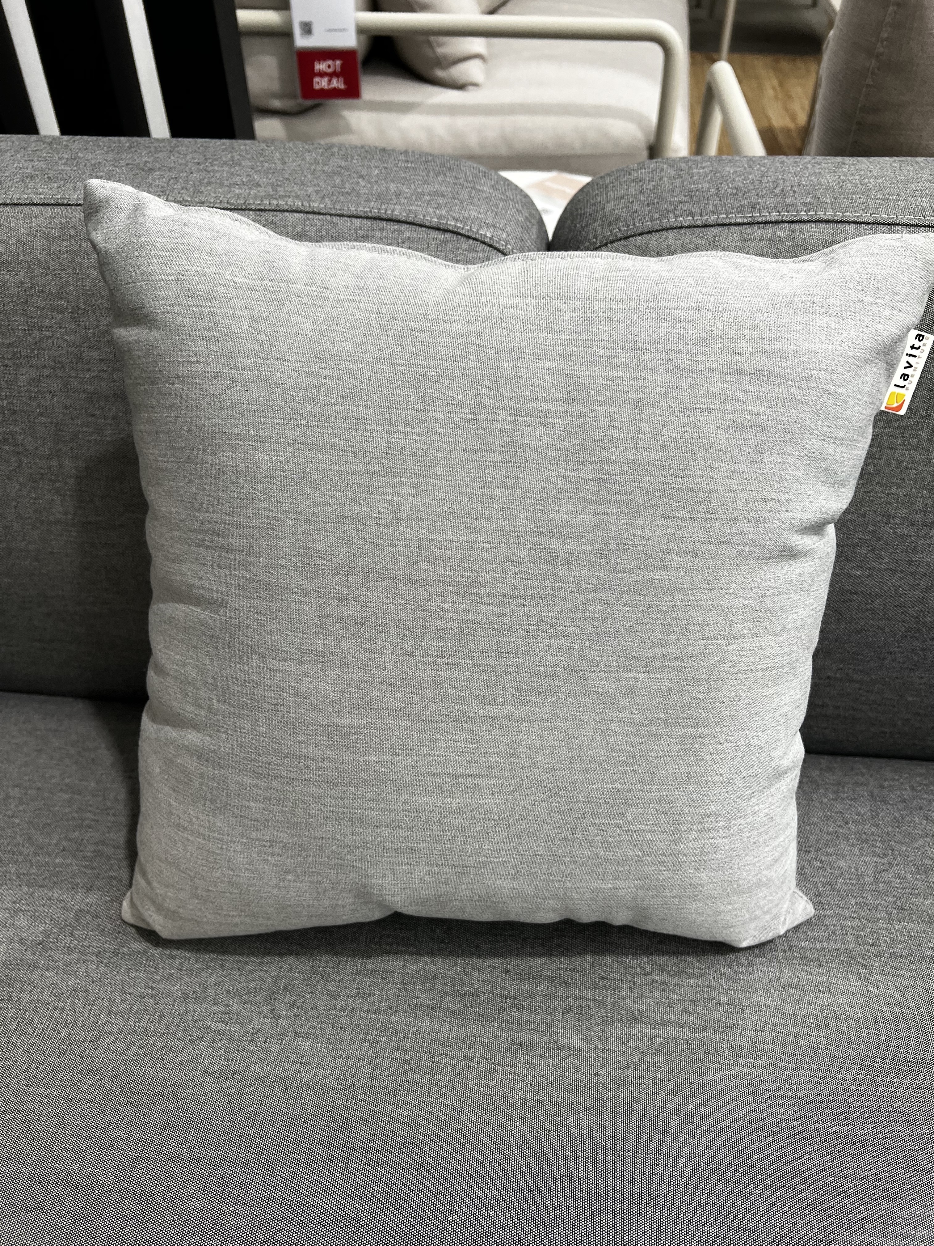 SUNBRELLA Scatter Cushion (Fabric Colour: Sunbrella Lead Chine) 1