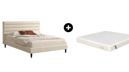 Purity Frisian Bed Frame with Gel Mattress Queen
