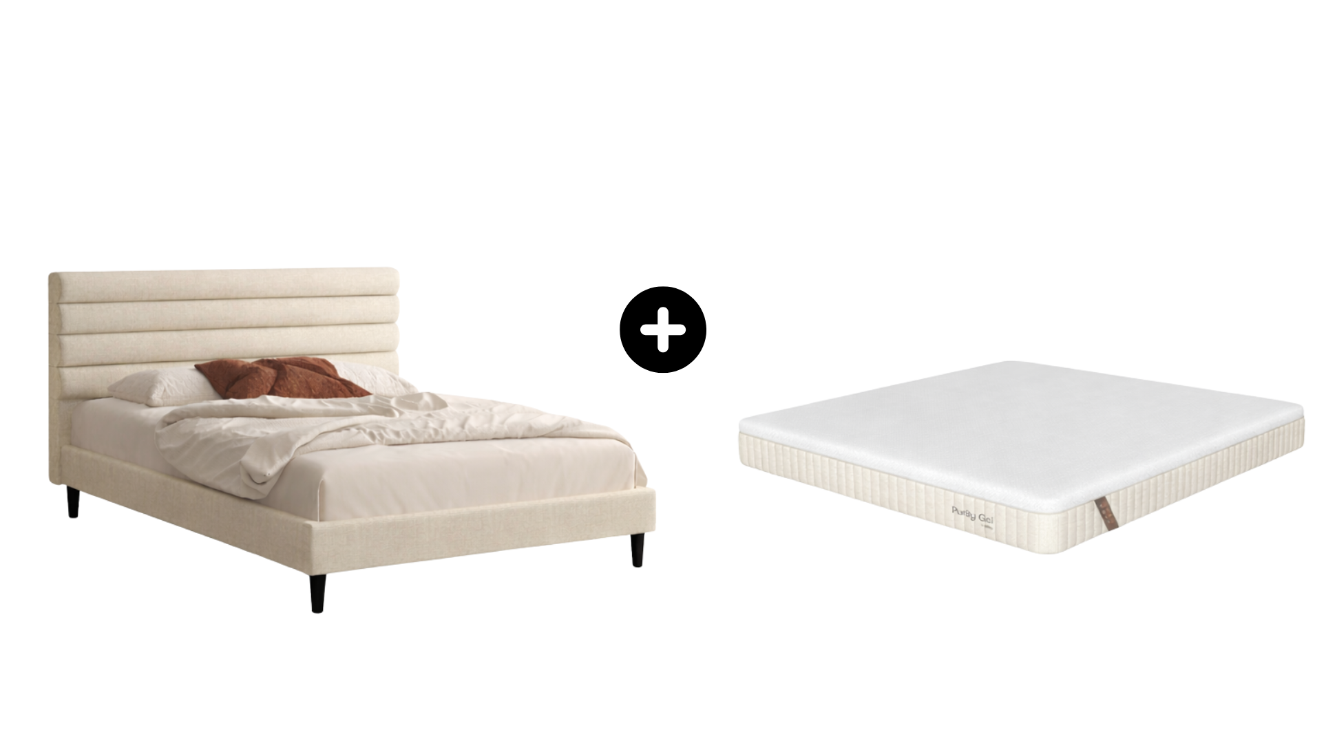 Purity Frisian Bed Frame with Gel Mattress King