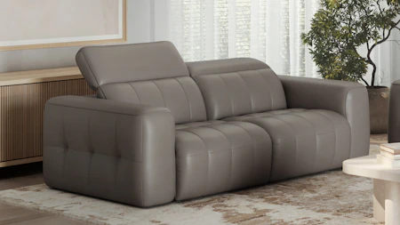 Avalon Leather Recliner Two Seat Sofa