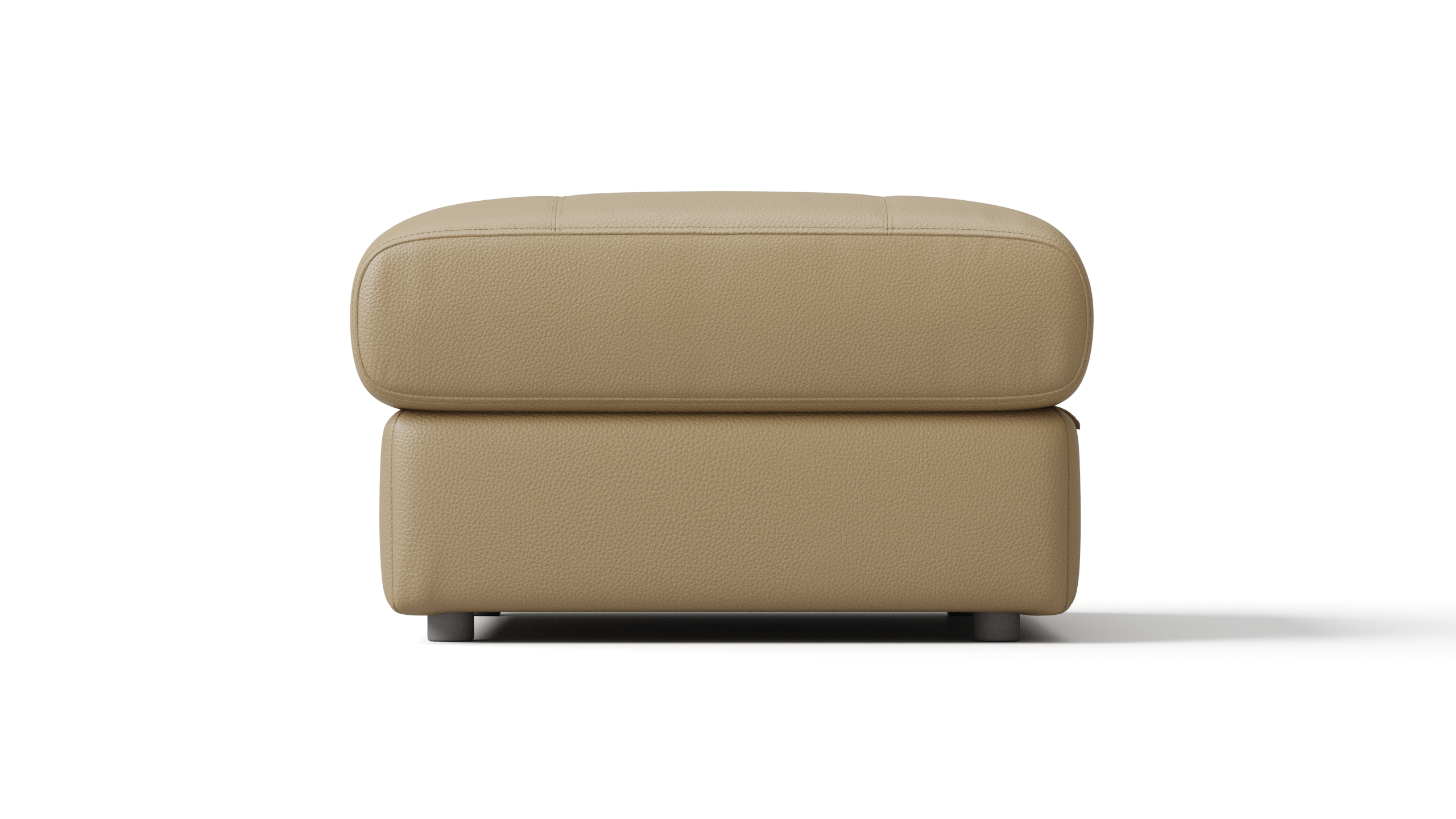 Edmond Leather Ottoman With Storage