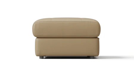 Edmond Leather Ottoman With Storage
