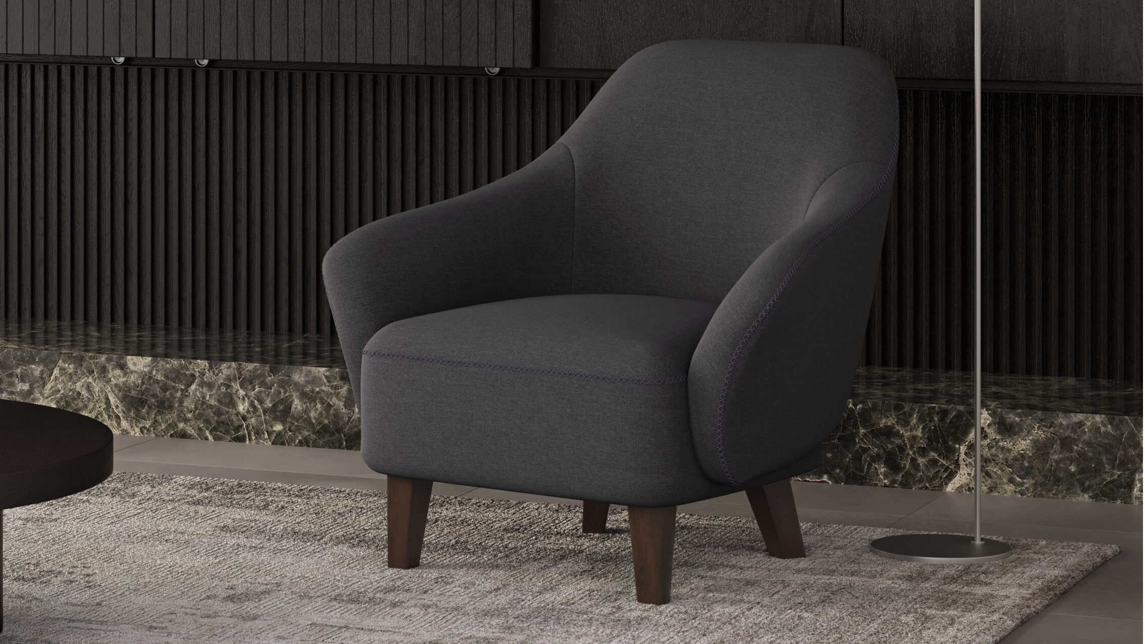 Pout Fabric Accent Chair 7 Thumbnail