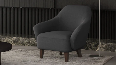 Pout Fabric Accent Chair