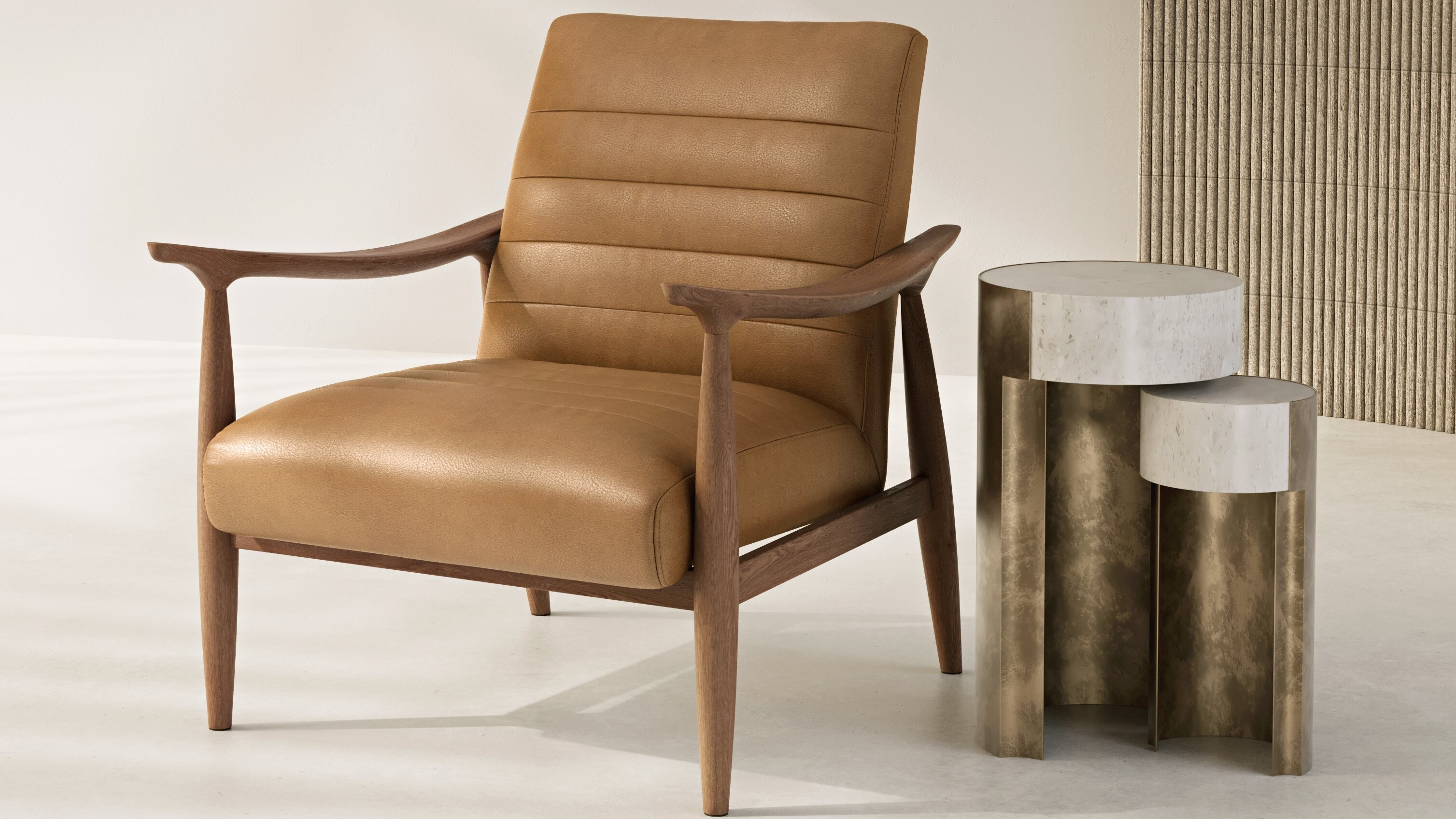 Drift Leather Accent Chair 6 Thumbnail
