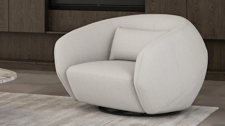 Sway Fabric Swivel Chair