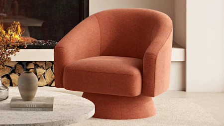 Muse Fabric Swivel Chair