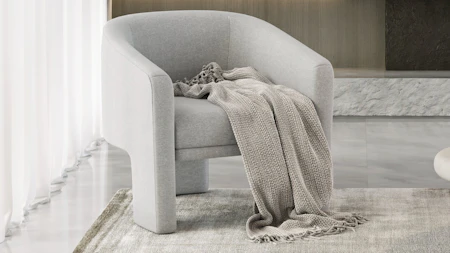 Cue Fabric Accent Chair