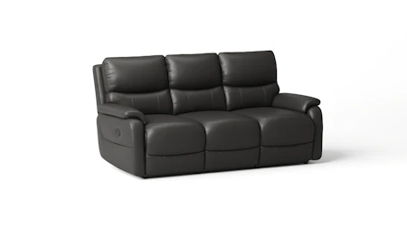 Kelsea Leather Three Seater Sofa Manual Recliner