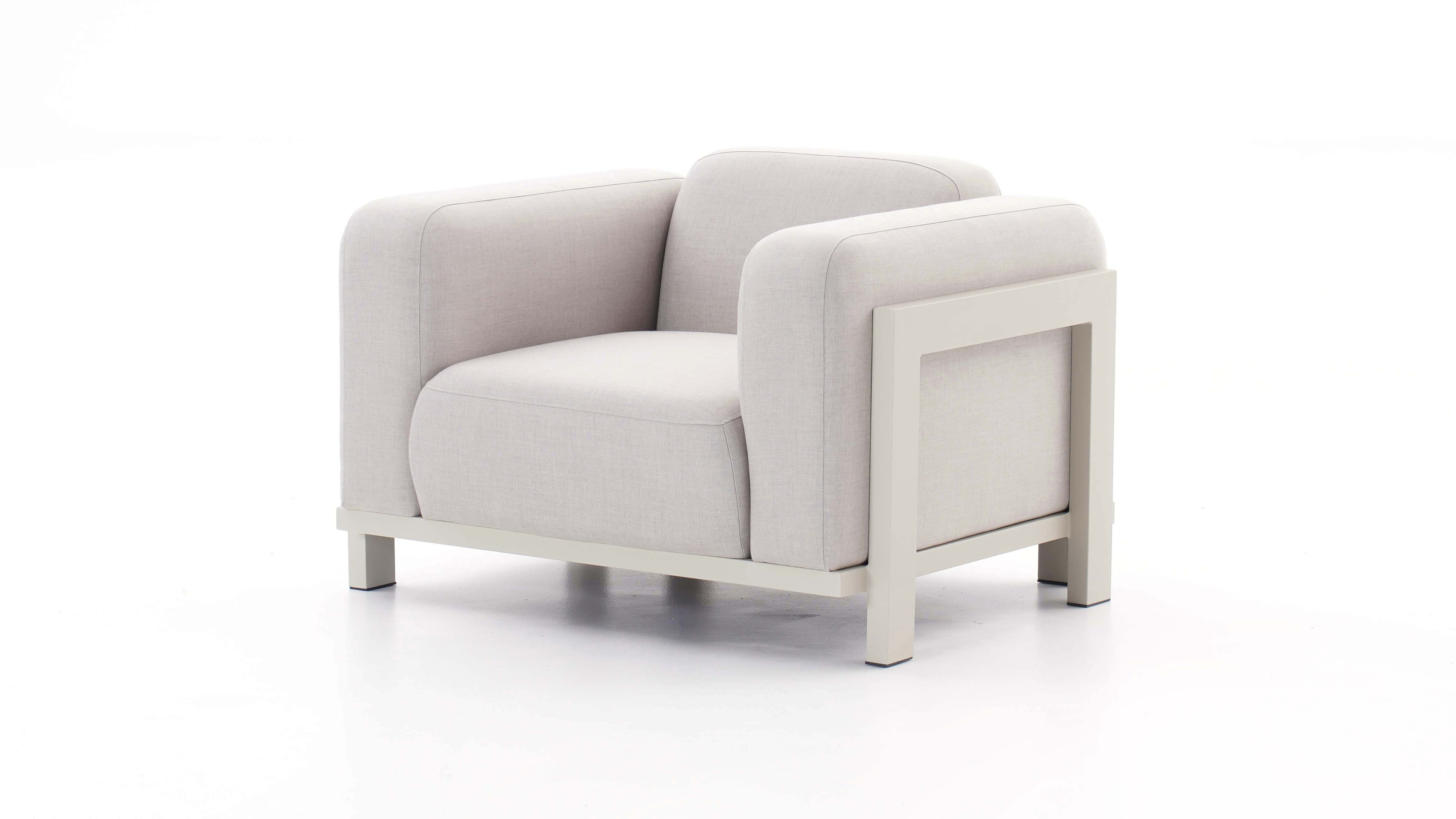 Noosaville Beige Outdoor Fabric Armchair 7 Thumbnail