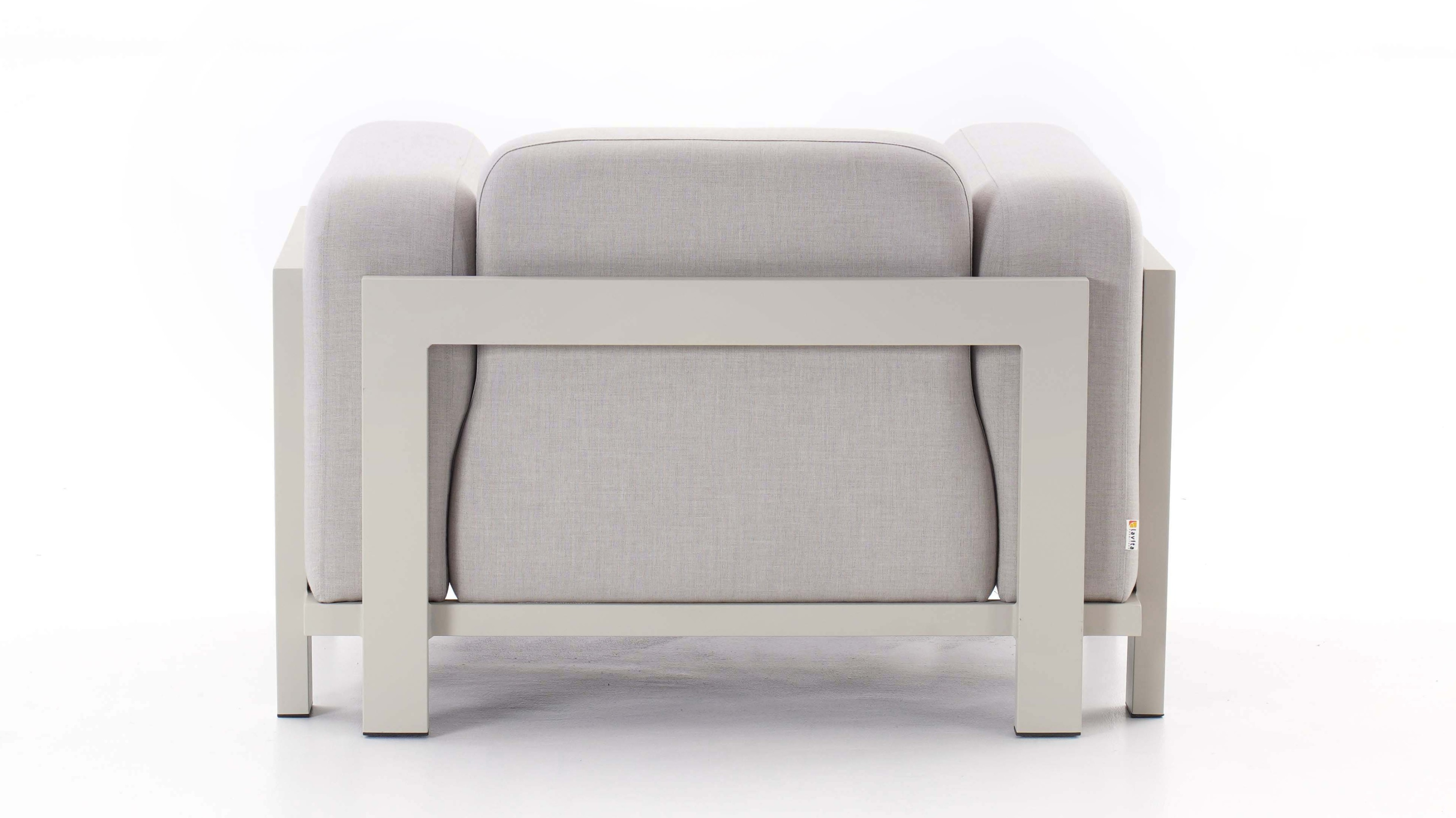 Noosaville Beige Outdoor Fabric Armchair 7 Thumbnail