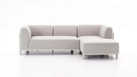 Noosaville Beige Outdoor Chaise Lounge