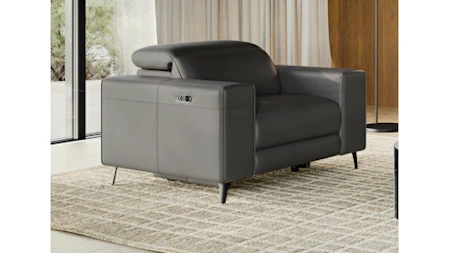 Stirling Leather Recliner Armchair